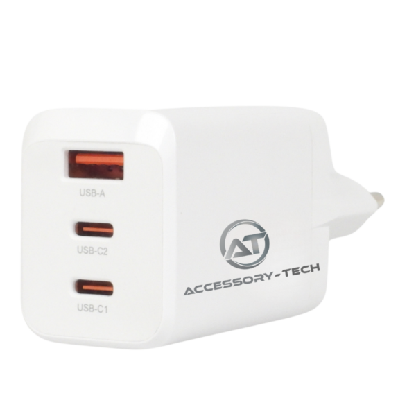 USB-C Power Adapter, 65W PD GaN